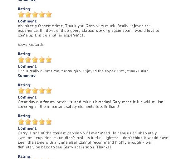 Fantastic reviews! thank you to everyone